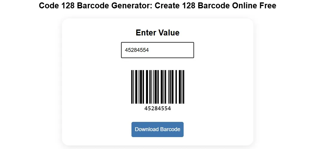 code128 barcode generator