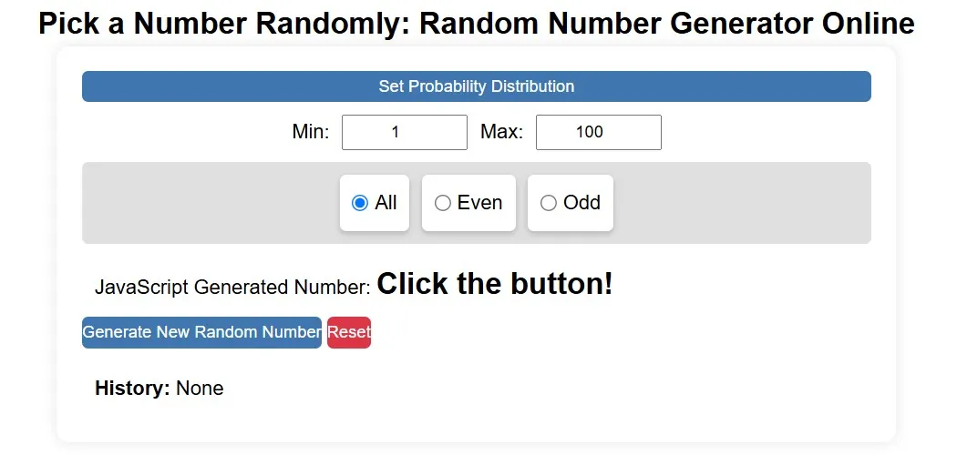 random number generator